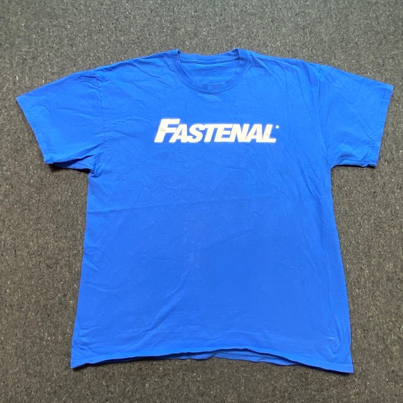 Fastenal Other - Fastenal Logo TShirt Sz XL Mens Blue Workwear Skater Streetwear Graphic Tee